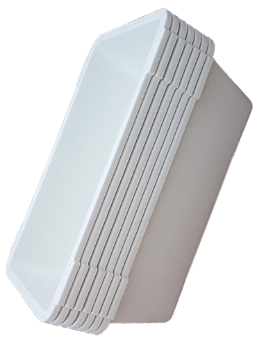 white rectangular container 80l